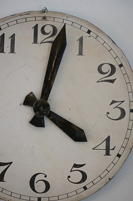 프렌치 원형 시계