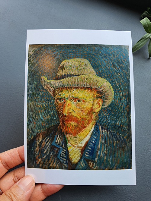 Van Gogh Museum - Self Portrait with Grey Felt Hat Postcard