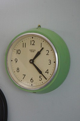빈티지 SMITHS(스미스) 레트로 Wall Clock(그린)