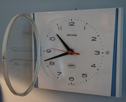 Vintage Hettich Wall Clock (블루)