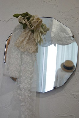 앤틱 아르데코 12각 거울