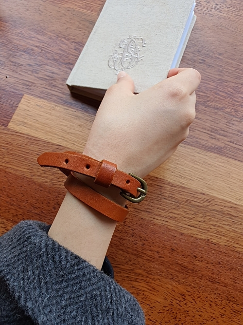 leather bracelet - 2줄형 팔찌