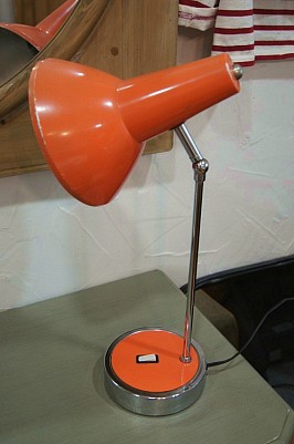 Vintage orange desk lamp 