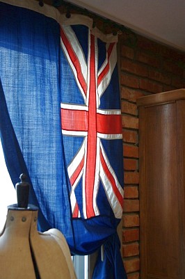 Vintage Union Jack Curtain