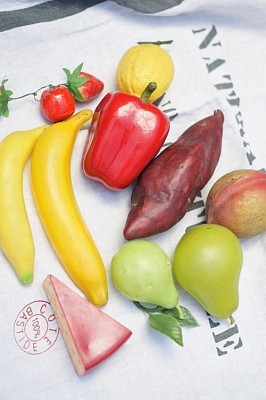 프랑스 과일,야채 모형 (11p세트)