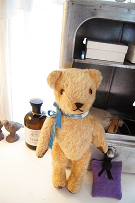 Vintage Teddy Bear Golden Mohair 13&quot; - 퀄리티최고^^