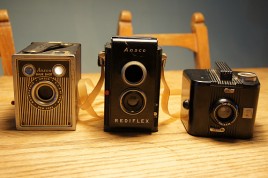 미국 Ansco 카메라2대와 EASTMAN KODAK 카메라1대 (3대 세트)